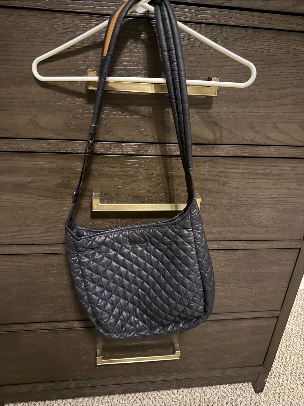 MZ Wallace Quilted Black Shoulder Bag for Women - Sleek Everyday Carry